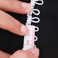 Accessoires de vêtement à coudre Bouton Boucle Cordon élastique pour robe de mariée