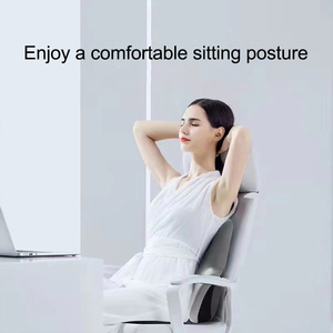 Chaise de bureau ergonomique avec coussin de soutien lombaire, coussins d'assise et oreiller pour une position confortable - Product Image 2