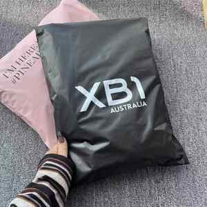 Eco Friendly Luxury Matte Black Polymailer Custom Own logo /custom Shipping Bag/polymailer/package Bag - Product Image 1