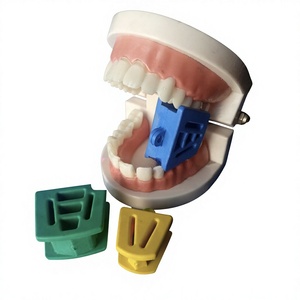 Bloques de mordida de silicona autoclavables manuales al por mayor para uso dental, abrebocas, almohadilla ocual, retractor de mejillas, protector de lengua y soporte - Product Image 1