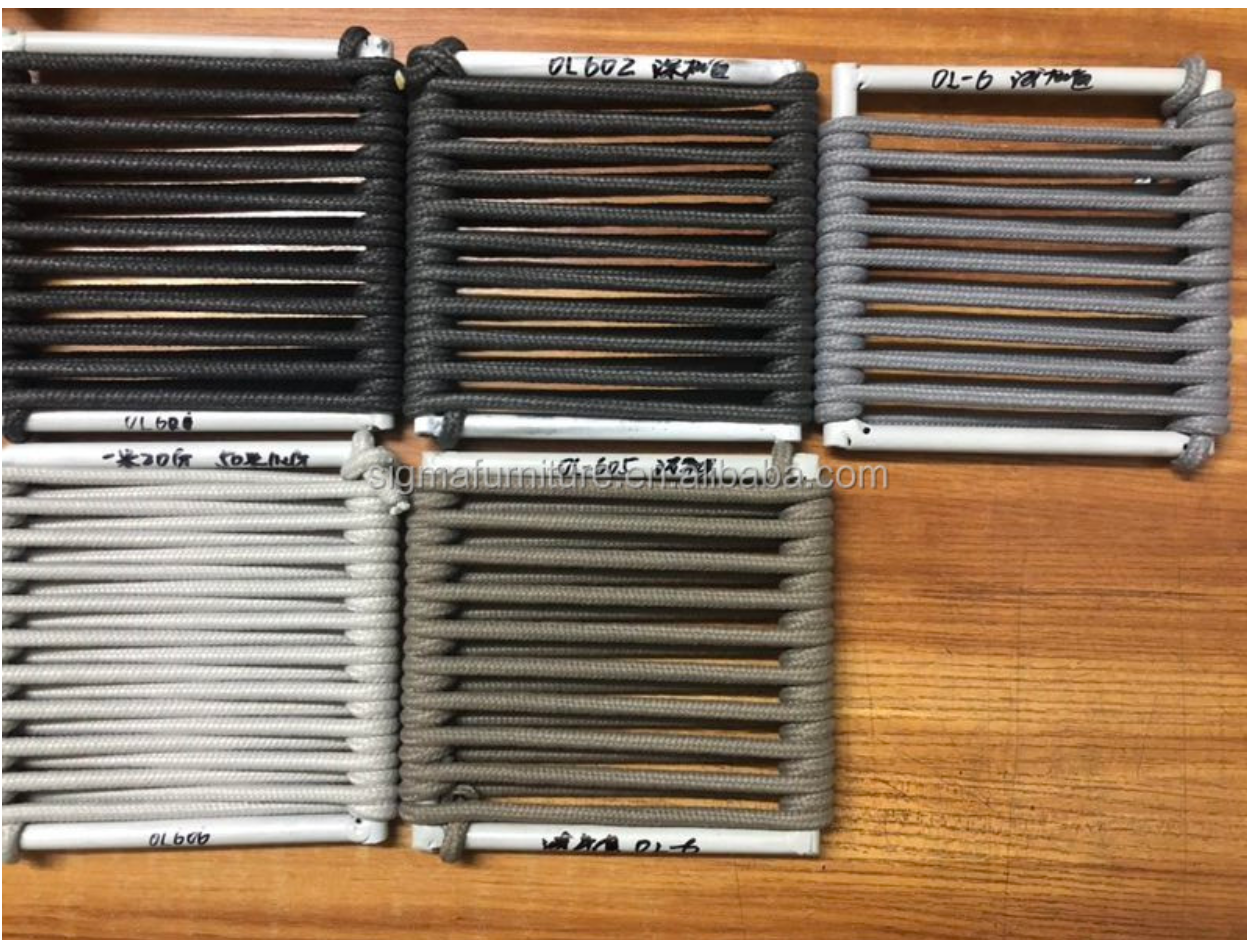 Modern Villa courtyard patio garden outdoor furniture rope sofa set