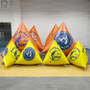 Boya Inflable Triangular de 1m, 2m, 3m con Logotipo Personalizado, para Carreras Acuáticas, Activación Deportiva y Competiciones de Natación - Product Image 4