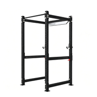 TT 0016 Rack de squat multifonctionnel de qualité commerciale avec poulie fixe ultra-étroite 2-en-1