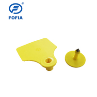 Etiqueta de Oreja para Animales Fofia T904, Nueva Etiqueta RFID de TPU de Alta Calidad, 72*57mm, Codificación Láser, 3 Años de Garantía, para Ganado, Cerdos y Ovejas