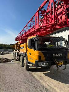 Grue sur camion Sany STC350T 35 tonnes 2018, 5 sections, flèches principales et auxiliaires de 43 m, y compris moteur, boîte de vitesses, pompe - Product Image 3