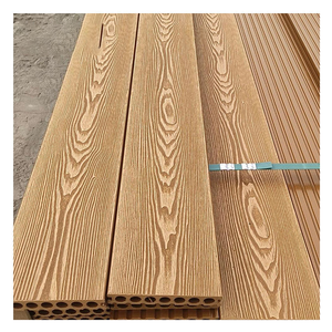 Nouveau revêtement de <span class=keywords><strong>terrasse</strong></span> composite creux en PVC imperméable de 18 mm, WPC, <span class=keywords><strong>bois</strong></span> co-extrudé, facile à installer, pour extérieur et jardin - Product Image 3