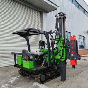 Pile driver sur chenilles TZ585 |   Moteur et pompe 52 kW, moment <span class=keywords><strong>de</strong></span> charge élevé, multifonction, faible entretien, retour sur investissement rapide, valeur <span class=keywords><strong>de</strong></span> revente élevée - Product Image 2