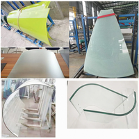 Verre incurvé de sécurité Chine fournisseur verre courbé trempé pour solarium pour meubles