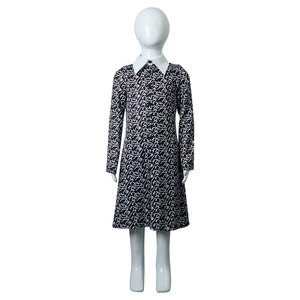 Disponibile - Vestito Cosplay Diagonal Twill di <span class=keywords><strong>Wednesday</strong></span> Addams (Famiglia Addams) per Halloween, Pezzo Unico, Vendita all'Ingrosso - Product Image 5