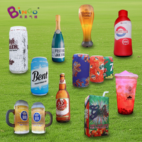 Bouteille publicitaire gonflable géante personnalisée pour promotion extérieure – Modèle de canette de bière gonflable sur mesure
