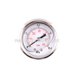 제조 핫 세일 압력계 <span class=keywords><strong>400</strong></span> 바 브래킷 압력 게이지 100 psi 공기 물 - Product Image 5