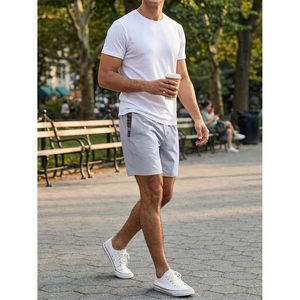 FOXA Men's Casual Shorts 5" 7" Drawstring Quick Dry Beach Stretch Waist Athletic Gym Short - Product Image 4