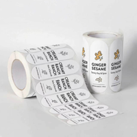 Autocollants alimentaires personnalisés, imperméables, durables, résistants à l'huile, étiquettes pour bouteilles de condiments, pour vinaigrette, étiquettes de bouteilles de haute qualité