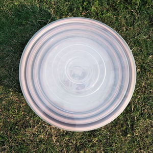 Bán buôn 4pcs/3pcs màu hồng màu xanh lá cây món tráng miệng Snack <span class=keywords><strong>container</strong></span> nhựa trái cây tươi Rau Salad Bowl Set với nắp - Product Image 5