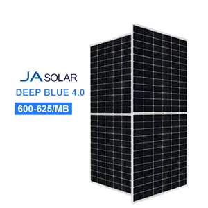 1000W Panneaux Solaires 200 300 500 Watts JA Solar n-type 625W High Efficiency Bifacial Double Glass High Efficiency Mono Module