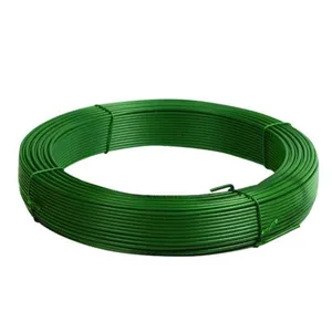 50 Metre Garden Wire Heavy Duty Green PVC Coated Plant Twist Tie Garden Training Wire