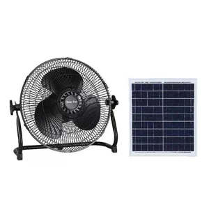 Ventilador de Mesa Solar de 345mm Blanco de 3 Velocidades con Panel Solar para Uso en Interiores - Product Image 6