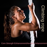 Cuerdas de Entrenamiento XQS Modelo 0006 Ecológicas de Poliéster y Algodón Blancas para Entrenamiento Físico, Fuerza, Ejercicio Muscular, Fitness y Escalada