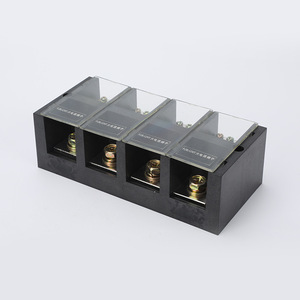 กวนหยาง เอฟเจ 6 เทอร์มินัลบล็อก 4 ช่องจ่ายไฟแบบหลายทาง ระบบจ่ายไฟคงที่ กันน้ำ IP44 สีดำ ABS - Product Image 2