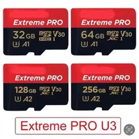 Vente en gros de cartes mémoire SanDisk TF Classe 10 U3 16 Go 32 Go 64 Go 128 Go 256 Go pour appareils de caméra de sécurité