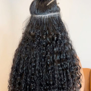 โปรโมชั่น 12A Letsfly ผมโครเชต์ บราซิลเลี่ยนเวอร์จิ้นแฮร์ ติดตั้งง่าย ผมมนุษย์แท้แบบหยิกพม่า  ขนาด 12-30 นิ้ว - Product Image 1