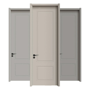 Puerta compuesta de carbono con núcleo de madera maciza moderna de inspiración China personalizada-para apartamentos/hoteles/Villas (interiores) - Product Image 1