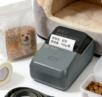 KAIMA Bluetooth 5.0 Koneksi Instan Multi-Ukuran P2 Pembuat Label Termal Barcode Printer Label Portabel