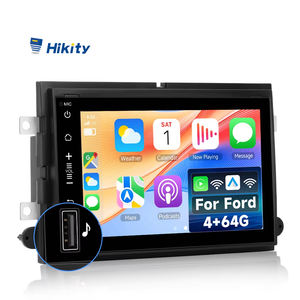 Autoradio Android Hikity 4+64G 7 pouces pour <span class=keywords><strong>Ford</strong></span> F-150/F250 Fusion Escape Montego, CarPlay sans fil, Android Auto, GPS, WiFi, vente en gros - Product Image 1