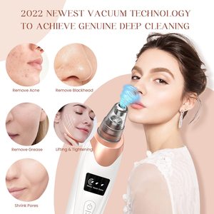 Newest Technology <strong>Blackhead</strong> Remover Vacuum Pore Cleaner for Face Nose <strong>Blackhead</strong> Removal Kit Electric Acne Facial <strong>Extractor</strong> <strong>Tool</strong> - Product Image 2