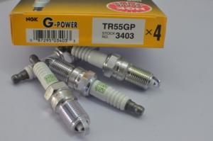 TR55GP純正スパークプラグ、NGK用デュアルプラチナ合金搭載、燃料節約と振動軽減のための新改良版、フォードECOSPORT用 - Product Image 5