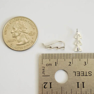 E2299 Pendientes geométricos de oro rosa para mujer, joyería de moda, material de aleación de zinc - Product Image 5