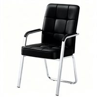 Chaises de salle de conférence avec dossier arqué, chaises de bureau informatiques pour personnel, chaise de bureau simple et élégante pour une utilisation prolongée.