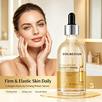 Sérum Visage Hydratant Anti-Âge au Collagène et à l'Or 24 carats, Éclaircissant à la Vitamine C, Végan et Bio, Effet Lifting et Raffermissant, 100ml