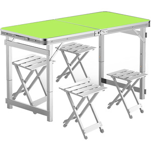<span class=keywords><strong>Table</strong></span> et chaise pliantes portables pour l'intérieur, l'extérieur, le jardin, les fêtes, les pique-niques, le camping, les barbecues, les restaurants, les mariages, les marchés, les événements - Product Image 3