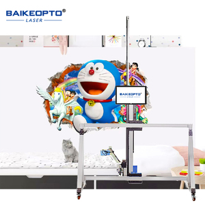 Tự động sơn 3D Tường và mặt đất nghệ thuật máy in ai tốc độ cao tường và sàn 2-in-1 máy in Cmyk mực độ nét cao - Product Image 3