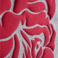 Logo en relief 3d imprimé Plastisol personnalisé Puffy Flock Vinyl Puff Pu Htv Neon Heat Transfer Label Patch