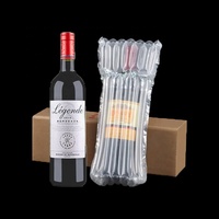 Logistique Expédition Matériau de protection et de rembourrage Bulle Antichoc Plastique Gonflable Bouteille de Vin Sac à colonne d'air