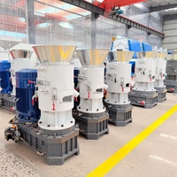 Machine de fabrication de granulés d'alfalfa et d'aliments pour animaux à haute productivité avec moteur de 55 kW, production de 100 à 1000 kg/h