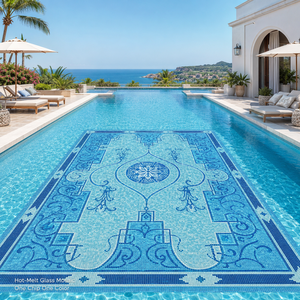 Mosaico de Cristal Personalizado para Piscina, Mural Artístico para Parque Acuático, Gimnasio, Estadio, Decoración de Pared para Piscina Exterior - Product Image 2