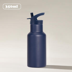 Customized 350ml Double Wall Cup 304 Stainless Steel <b>Insulated</b> Water <b>Bottle</b> <b>With</b> <b>Straws</b> - Product Image 6
