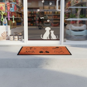 Tapis d'entrée commercial épaissi anti-dérapant et anti-décoloration avec logo <span class=keywords><strong>immobilier</strong></span> pour hall de réception et entrée de bâtiment commercial - Product Image 3