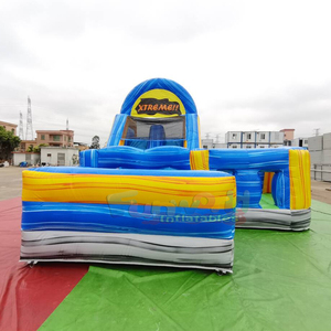 Structure gonflable géante de qualité commerciale pour enfants, parcours d'obstacles extrême en plein air - Product Image 1