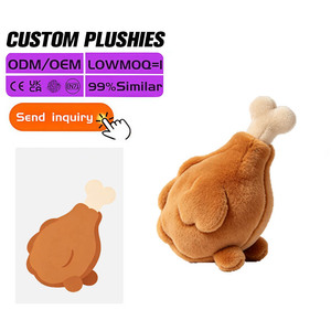 Peluche personnalisée super douce à poils longs pour cadeau promotionnel, personnage mascotte personnalisé, figurine en peluche, ODM en gros - Product Image 1