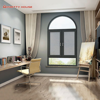 Fenêtres à battants en alliage d'aluminium Prettyhouse, insonorisées, nouveau design, double vitrage, antivol, pour chambre d'hôtel
