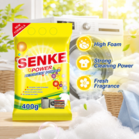 Lessive en poudre 400g la plus vendue – Détergent efficace et à action rapide pour le linge