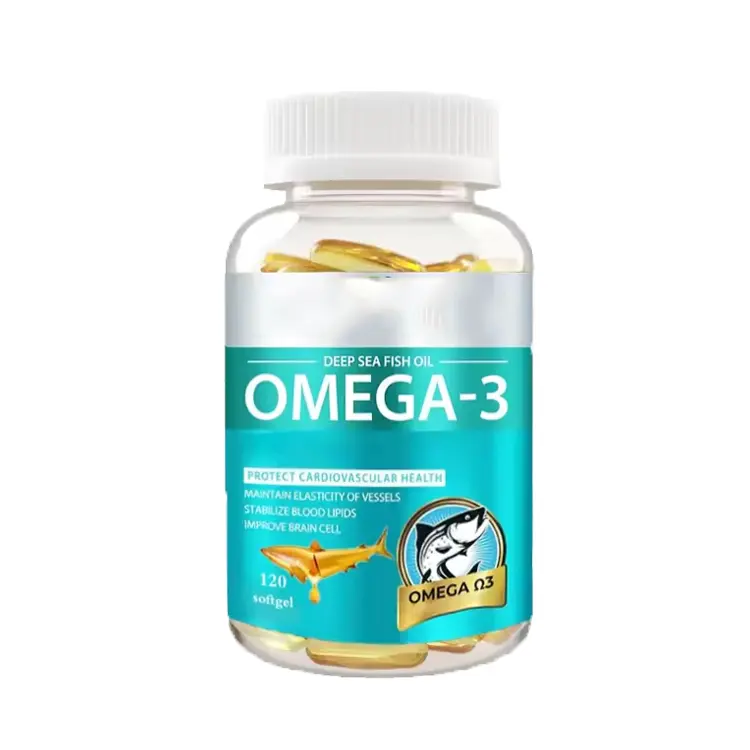 Food fish oil omega 3 1000mg softgel capsules supplement fish oil capsules omega 3