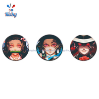Épinglette 3D Ricky Trending Anime, personnalisable, vente en gros, pour la décoration de sacs et de chapeaux