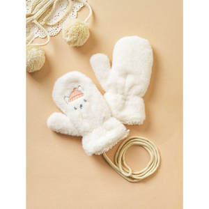 La moda di oggi per i bambini dell'inverno artic fusibile guanti da sci con disegno animale Moa mano - Product Image 1