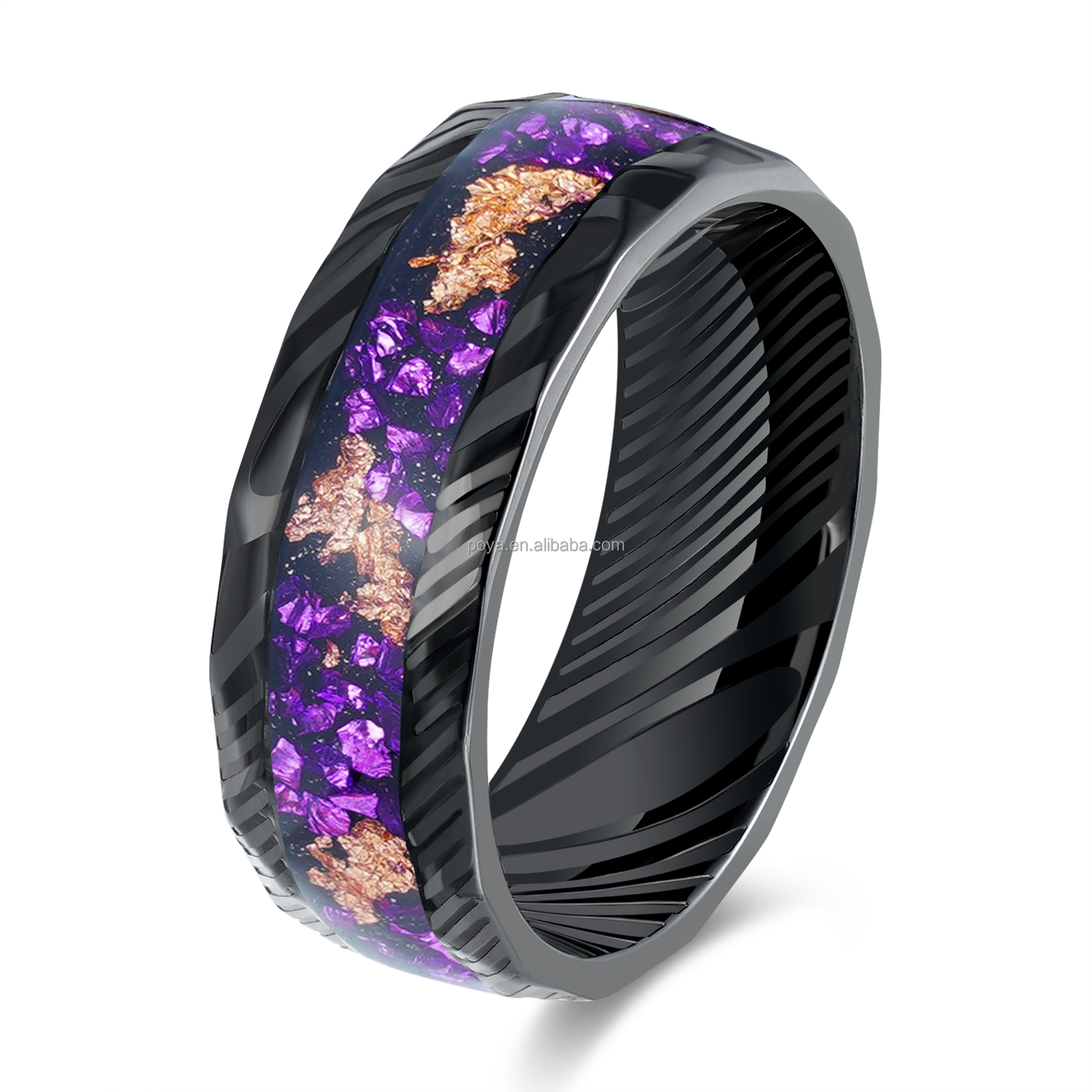 【BLACKPURPLE】[BLACKLABEL] SHATE PAVE RING READY TO SHIP BLACK DIAMOND PAVE RING – SHAY JEWELRY