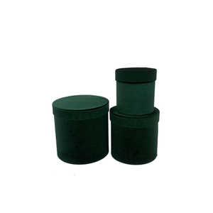 Elegante Scatola in Velluto per Fiori, Scatola Rotonda per Fioristi - Product Image 4